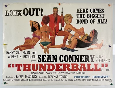 Lot 100 - THUNDERBALL (1965) A 1980s commercial...