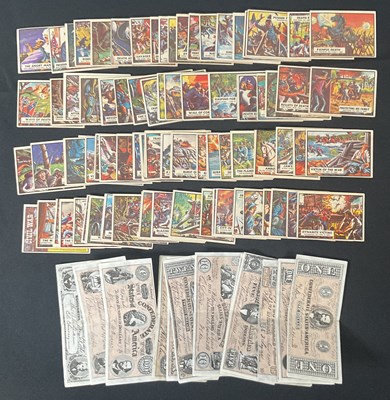 Lot 323 - A full set of Civil War Bubble Gum cards #1-88...