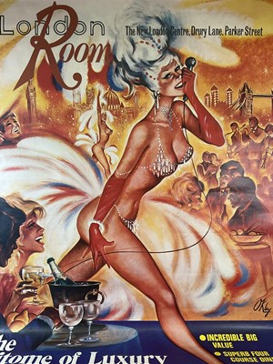 Lot 54 - A cabaret advertising poster for THE LONDON...