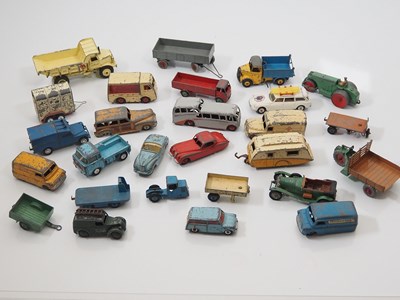 Lot 3 - A group of playworn diecast cars, lorries etc...