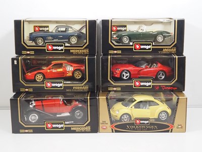 Lot 6 - A mixed group of 1:18 scale diecast cars by...