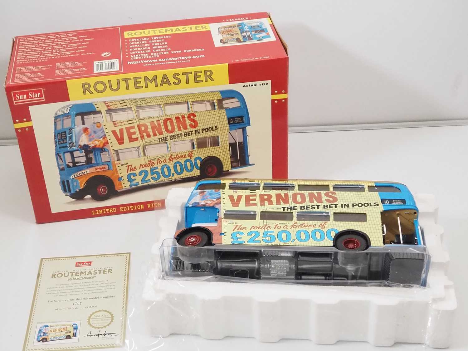 Lot 17 - A SUNSTAR 1:24 scale diecast London...