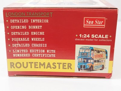 Lot 17 - A SUNSTAR 1:24 scale diecast London...