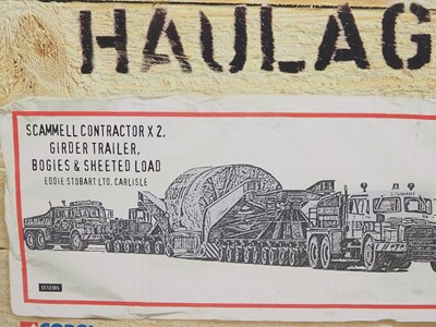 Lot 18 - A CORGI 1:50 scale CC12305 Heavy Haulage set...