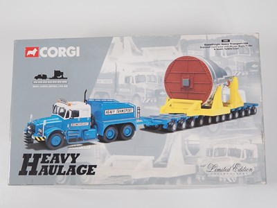Lot 20 - A CORGI 1:50 scale 18001 Heavy Haulage set in...