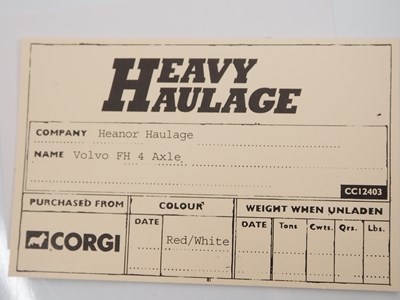 Lot 22 - A CORGI 1:50 scale CC12403 Heavy Haulage set...