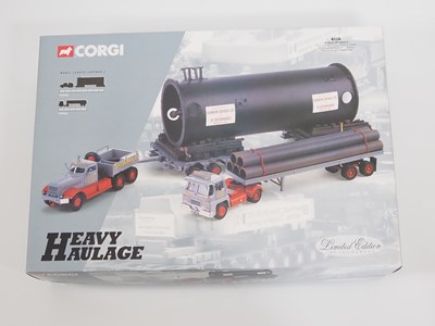 Lot 23 - A CORGI 1:50 scale 31014 Heavy Haulage set in...