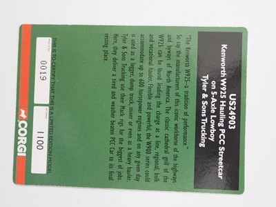 Lot 24 - A CORGI 1:50 scale American Outline Heavy...