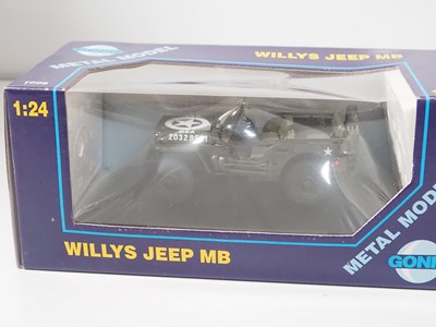 Lot 27 - A group of 1:24 scale diecast military...