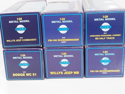Lot 27 - A group of 1:24 scale diecast military...