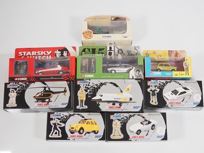 Lot 31 - A group of CORGI diecast vehicles all TV and...
