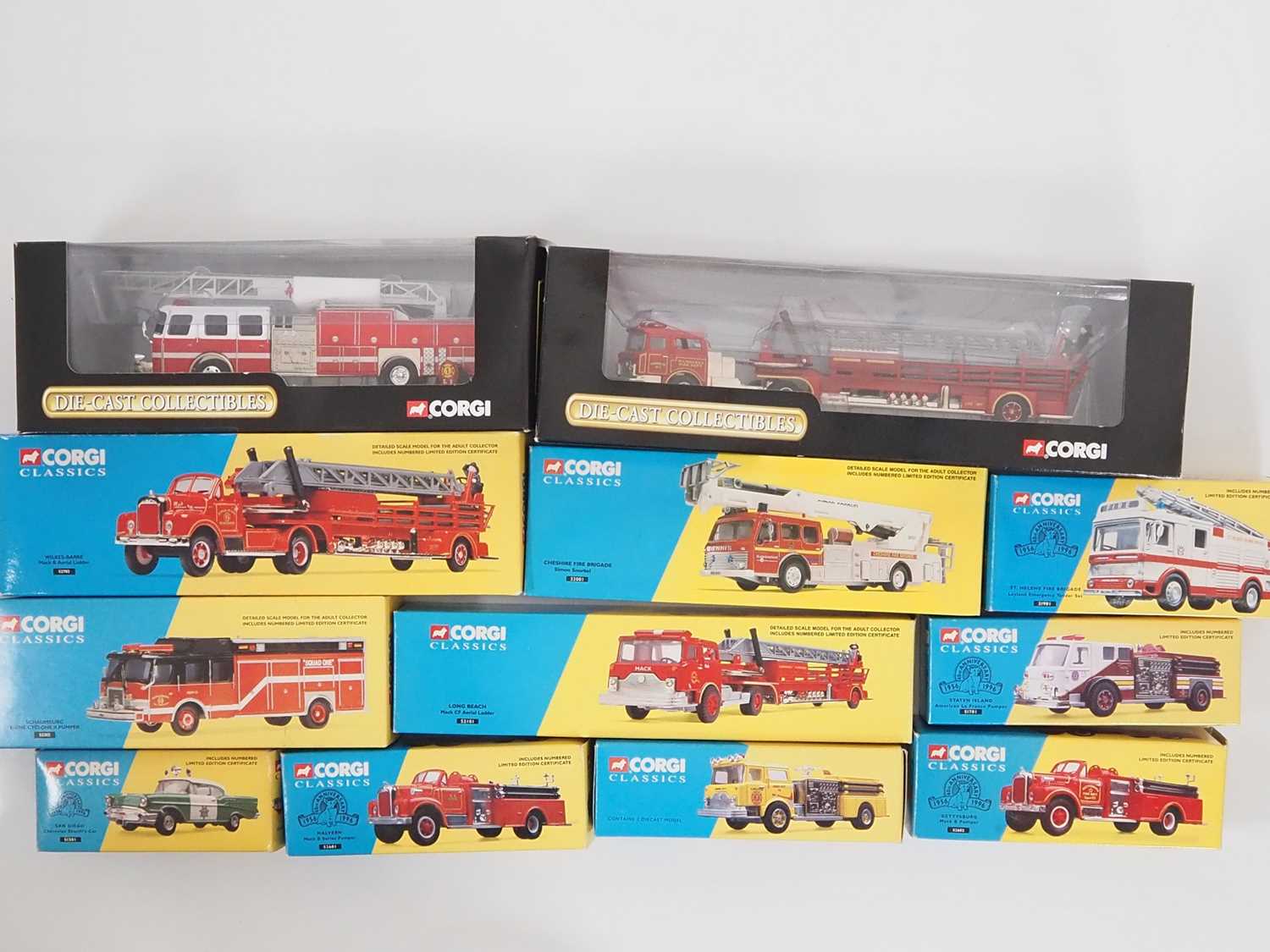 Lot 32 - A group of CORGI CLASSICS 1:50 scale Fire...