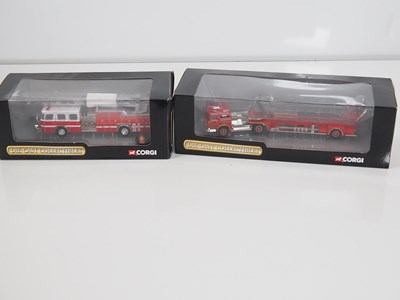 Lot 32 - A group of CORGI CLASSICS 1:50 scale Fire...