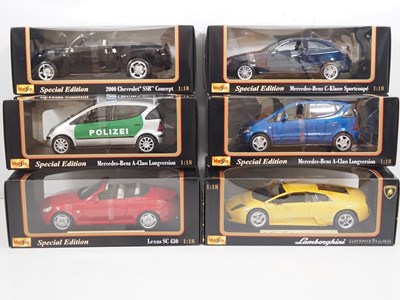 Lot 43 - A mixed group of MAISTO 1:18 scale diecast...