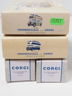 Lot 55 - A group of CORGI CLASSICS diecast buses -...