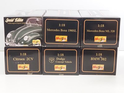 Lot 60 - A mixed group of MAISTO 1:18 scale diecast...