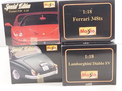 Lot 60 - A mixed group of MAISTO 1:18 scale diecast...