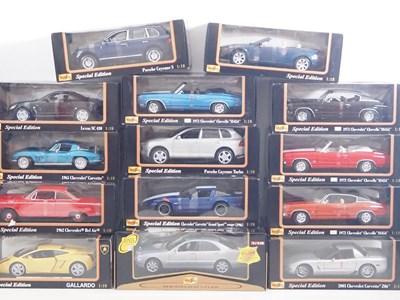 Lot 61 - A mixed group of MAISTO 1:18 scale diecast...