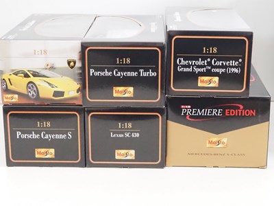 Lot 61 - A mixed group of MAISTO 1:18 scale diecast...