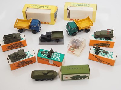 Lot 62 - A group of Soviet Union produced diecast...