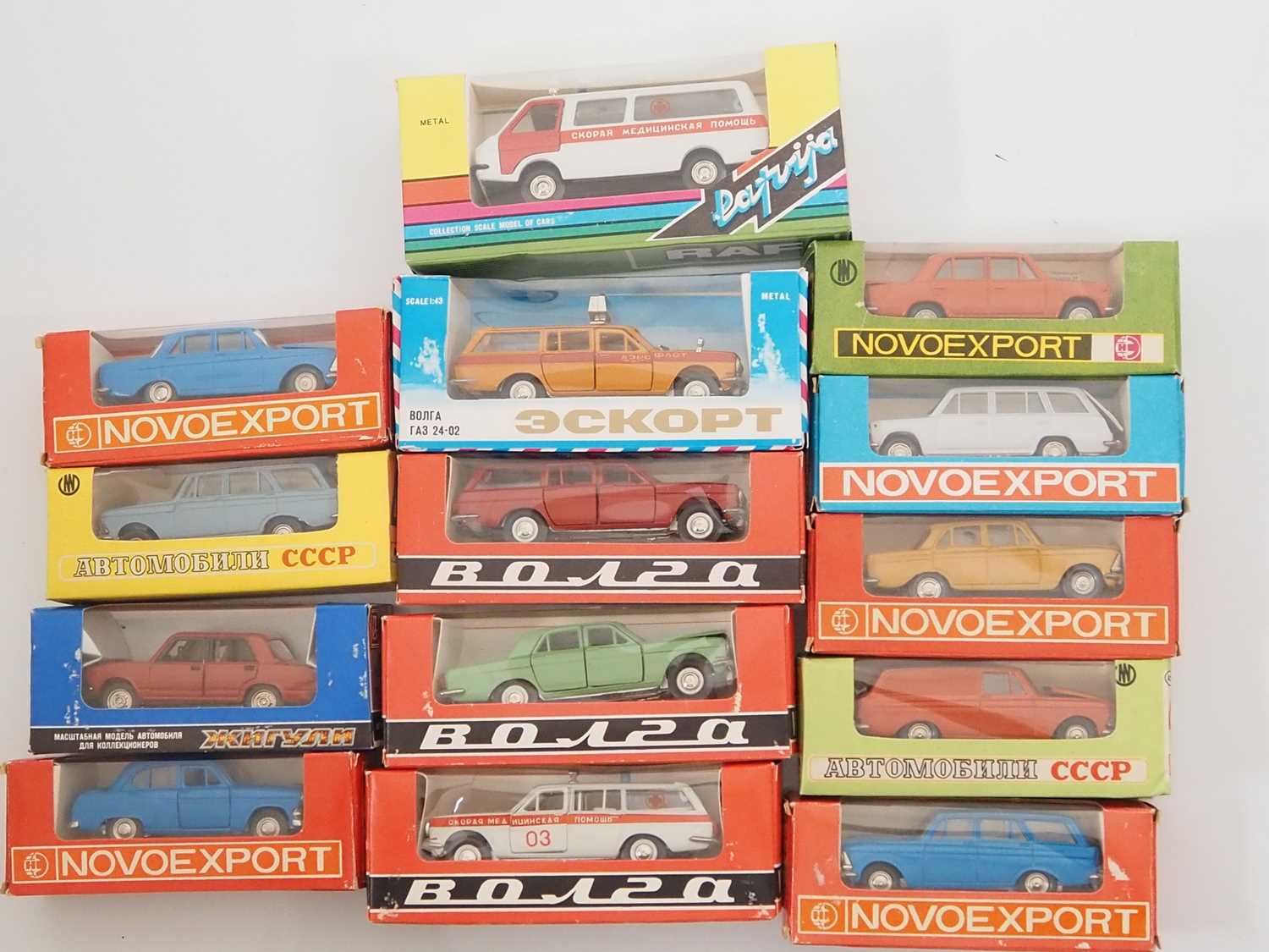 Lot 63 - A group of Soviet Union produced diecast...