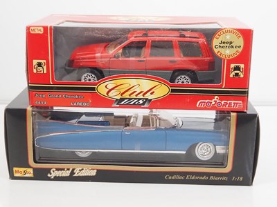 Lot 69 - A group of 1:18 scale diecast cars by TCHIBO,...