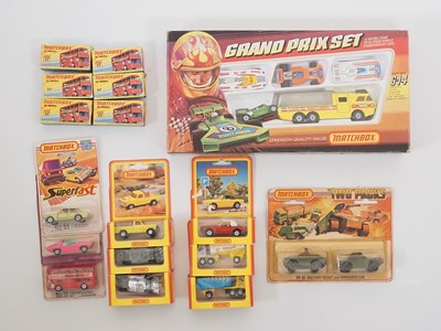 Lot 71 - A group of MATCHBOX carded and boxed Superfast...