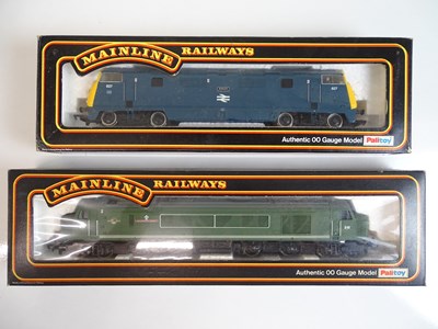 Lot 400 - OO SCALE MODEL RAILWAYS: A pair of diesel...