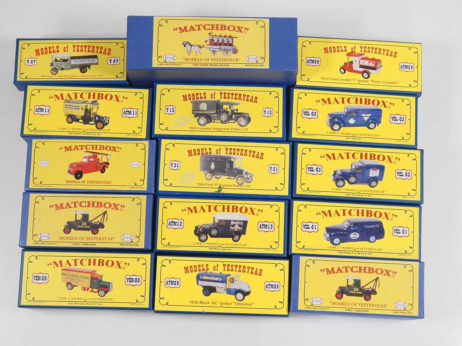 Lot 76 - A group of Code 3 diecast MATCHBOX MODELS OF...