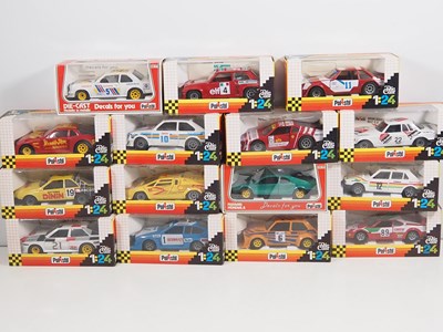 Lot 80 - A group of POLISTIL diecast 1:24 racing cars -...