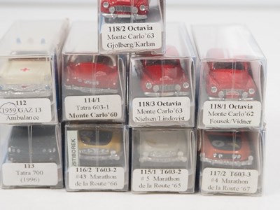 Lot 82 - A group of white metal 1:87 scale cars - most...