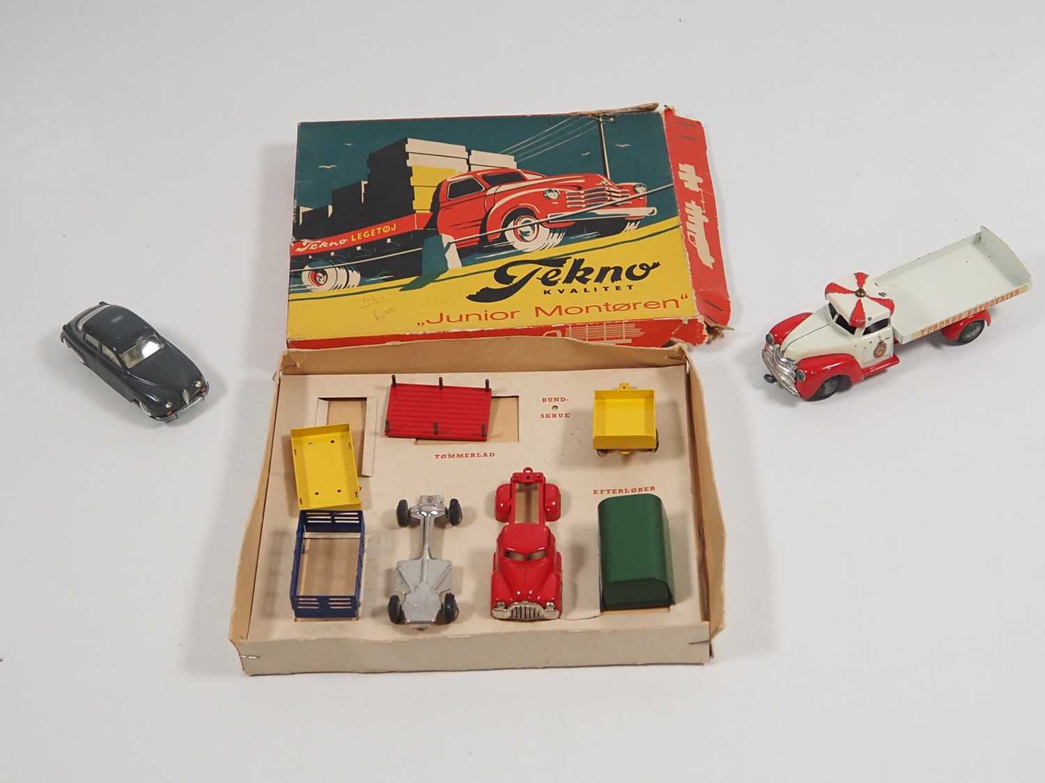 Lot 86 - A group of TEKNO diecast vehicles comprising a...