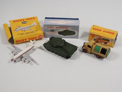 Lot 87 - A small group of DINKY diecast vehicles...