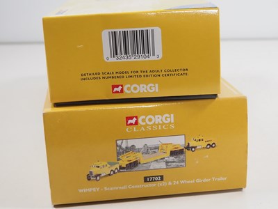 Lot 90 - A group of CORGI 1:50 scale Heavy Haulage and...