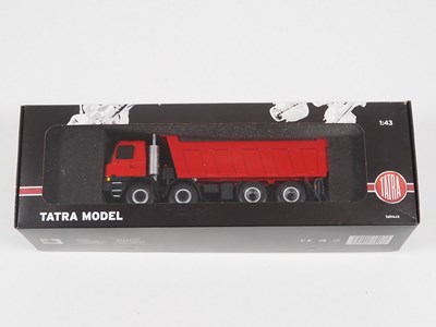 Lot 92 - A pair of diecast 1:43 scale Tatra trucks by...