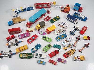 Lot 94 - A large quantity of unboxed vintage diecast...