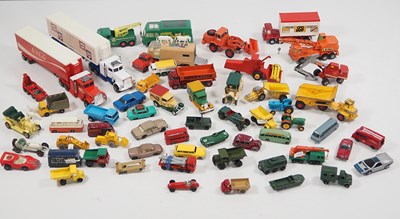 Lot 100 - A large quantity of unboxed vintage diecast...