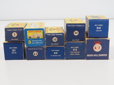 Lot 115 - A group of MATCHBOX 1-75 series diecast...