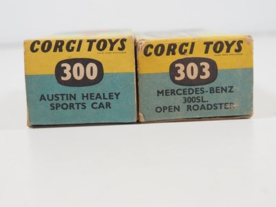 Lot 116 - A pair of CORGI diecast cars comprising a 303...