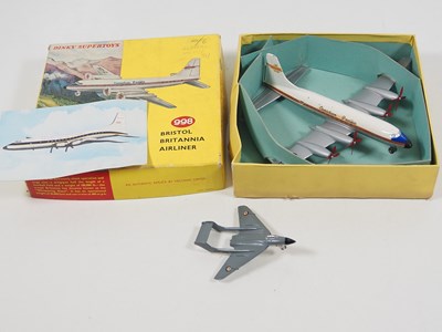 Lot 117 - A pair of DINKY diecast aircraft comprising a...