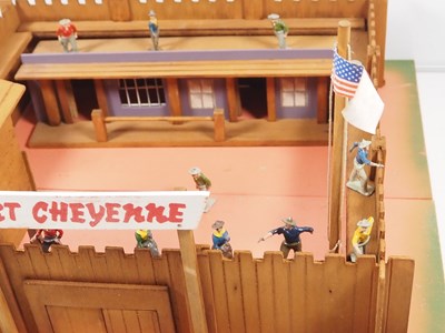 Lot 123 - A group of diecast Cowboys and Indians by...