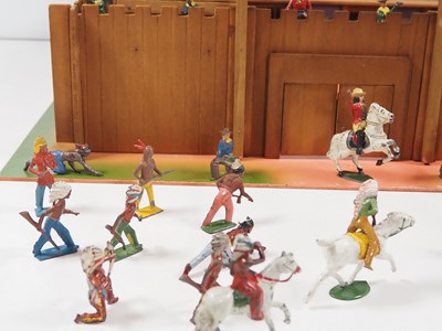 Lot 123 - A group of diecast Cowboys and Indians by...