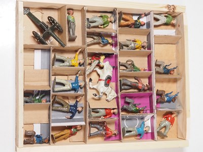 Lot 123 - A group of diecast Cowboys and Indians by...