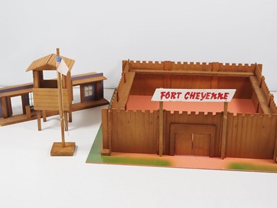 Lot 123 - A group of diecast Cowboys and Indians by...