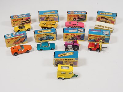 Lot 126 - A group of MATCHBOX Superfast diecast cars and...