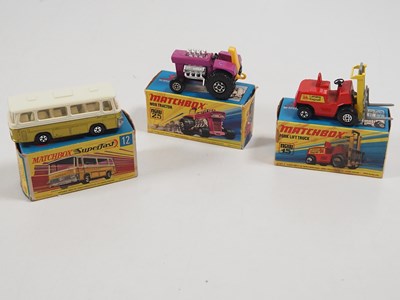Lot 126 - A group of MATCHBOX Superfast diecast cars and...