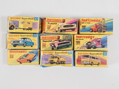 Lot 126 - A group of MATCHBOX Superfast diecast cars and...