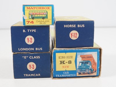 Lot 128 - A group of MATCHBOX diecast models to include...