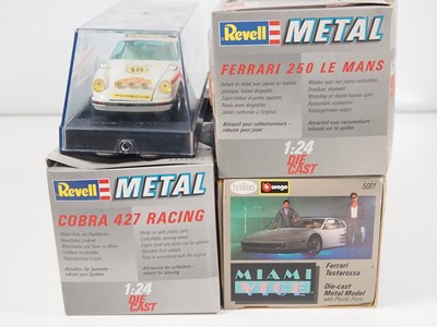Lot 130 - A group of 1:24 scale diecast cars by BBURAGO,...