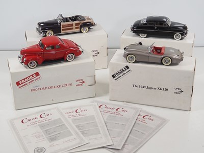 Lot 145 - A group of 1:24 scale DANBURY MINT diecast...